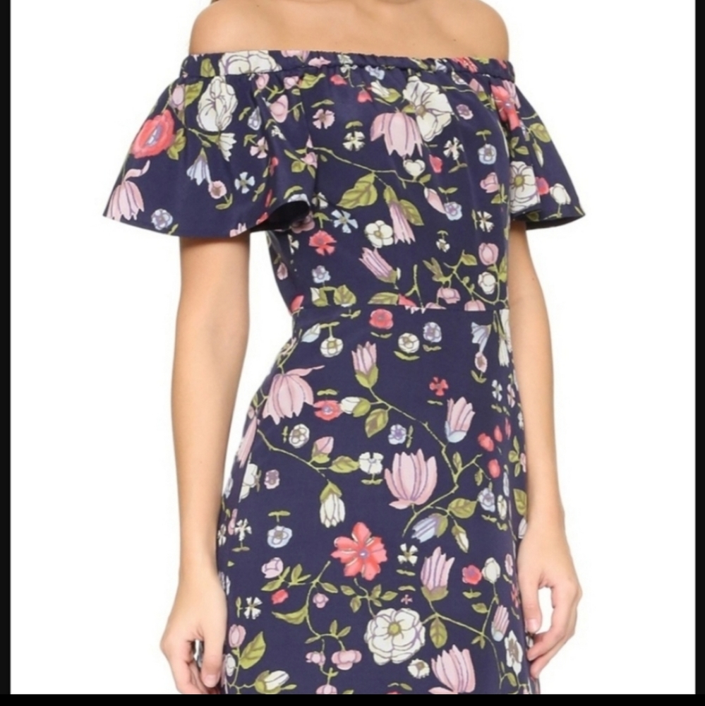 Rebecca Taylor Off the shoulder Garden Dress - Picture 4 of 10